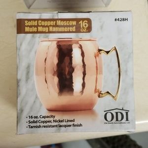 Copper Moscow Mule Mug Hammered - Set of 2 - 16OZ